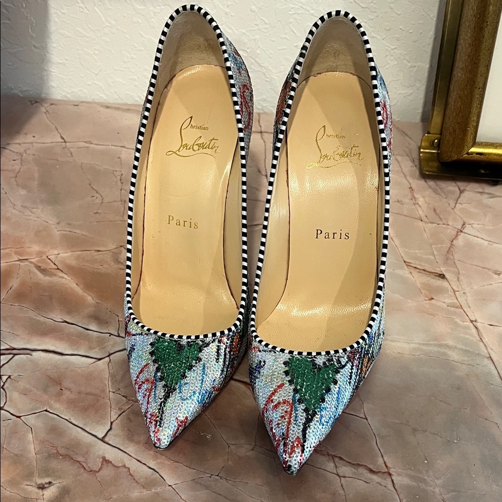 Christian Louboutin Multicolor Artistic Heels
